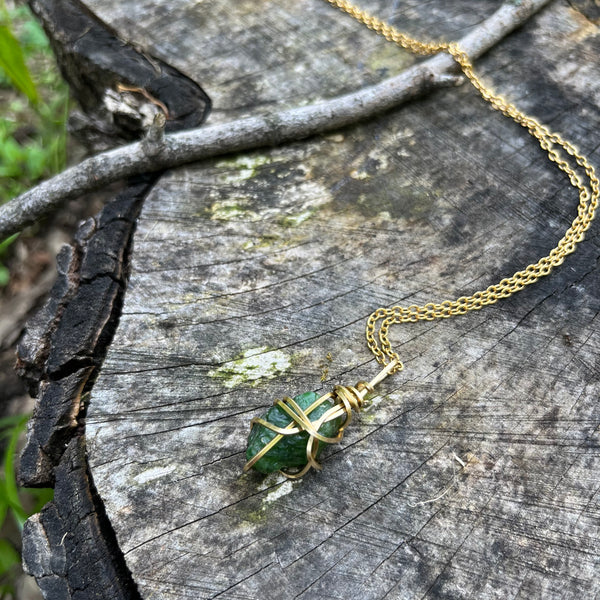 AAA Green Tourmaline Necklace