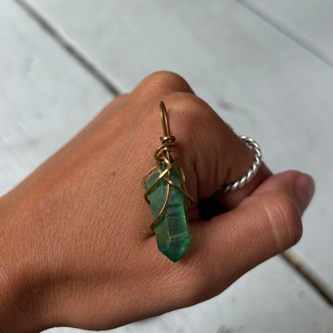 Green Angel Aura Pendant
