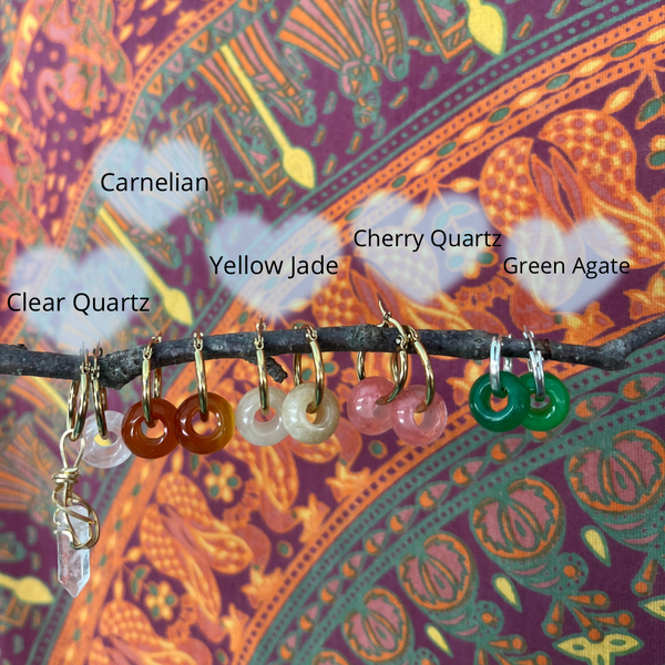 Crystal Hoops (Earrings)
