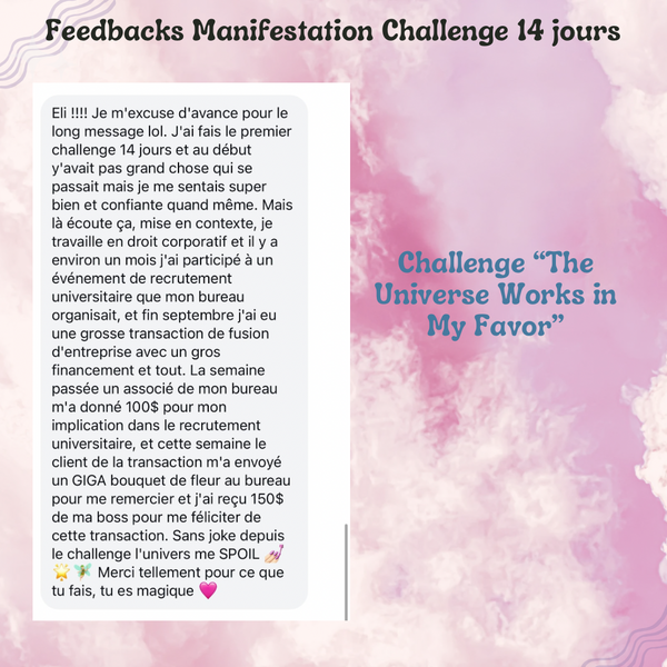 The Universe is Obsessed with Making You Happy (Manifestation Challenge🪄) début: 26 sept