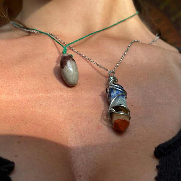 7 Chakras Crystal Pendant