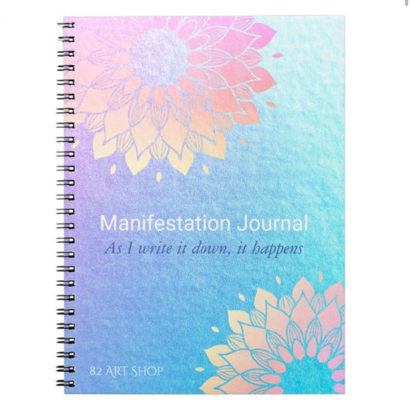Manifestation Journal with HANDWRITTEN NOTES and TIPS💖