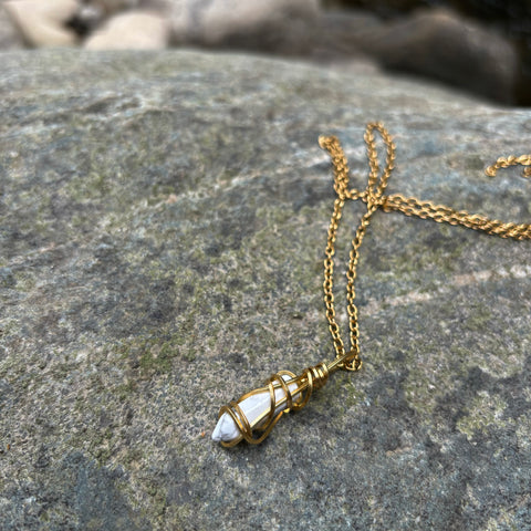 Howlite necklace
