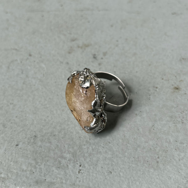 Yellow Danburite ring (adjustable)