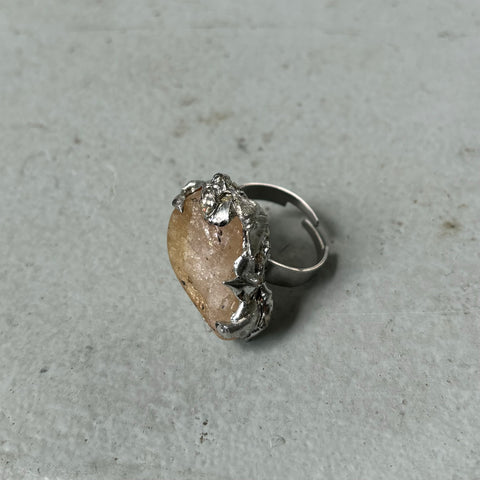 Yellow Danburite ring (adjustable)