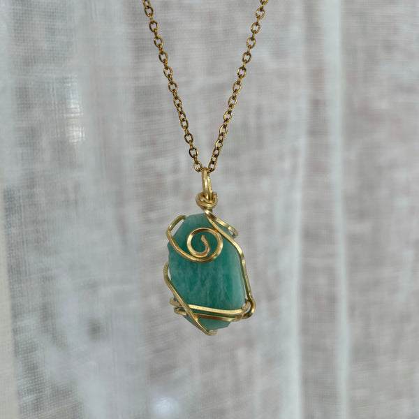 Amazonite necklace