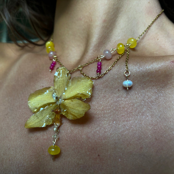 Orchid Necklace
