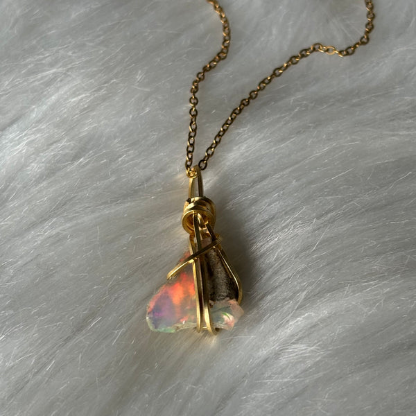 Ethiopian Opal Necklace