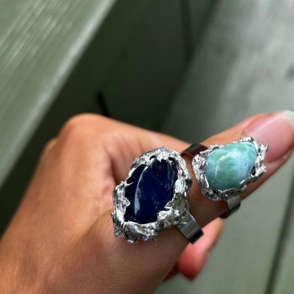 Blue Agate ring