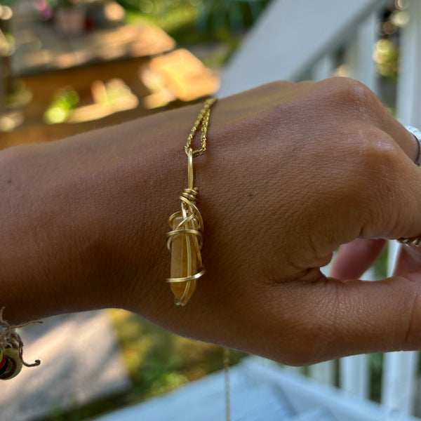 Orange Aventurine necklace