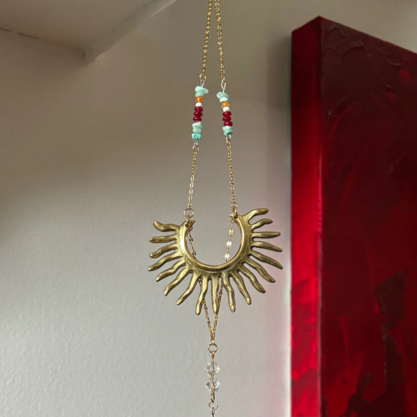 ° ☼︎ ⋆.ೃ࿔*:･ suncatcher/home decor