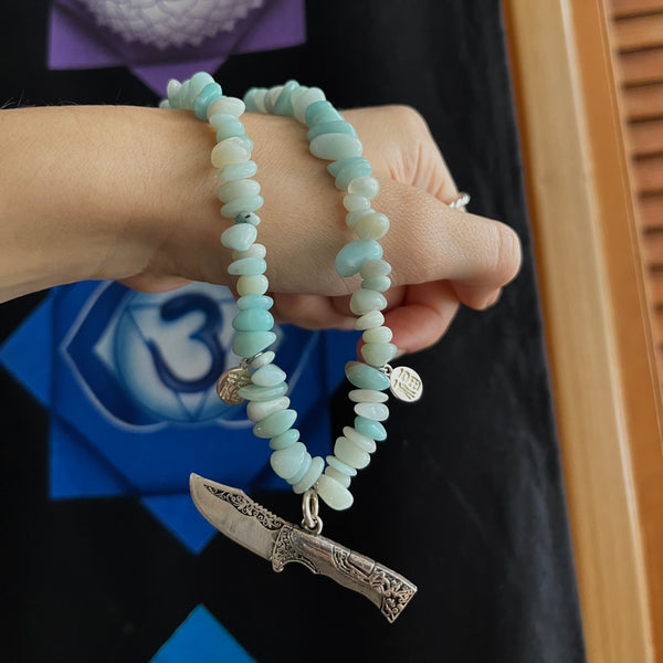 Warrior Goddess (knife dagger charm)
