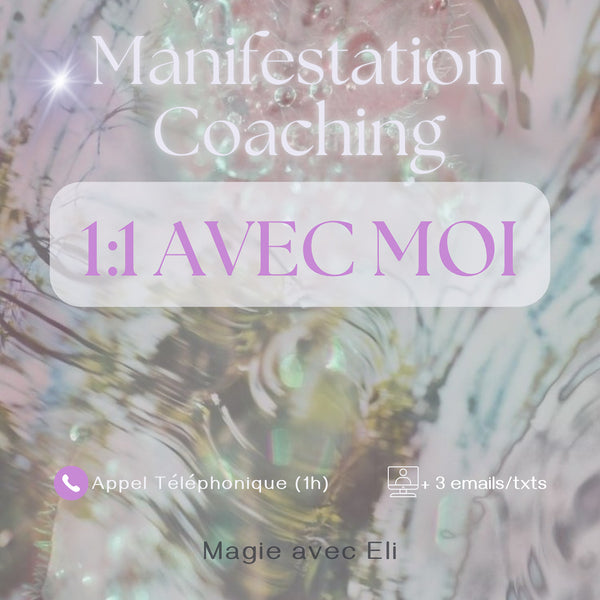 Je t’aide à Manifester ୭ 1:1 session avec moi (Appel/Email/Clavardage sur instagram)