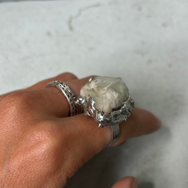Amazonite ring (adjustable)