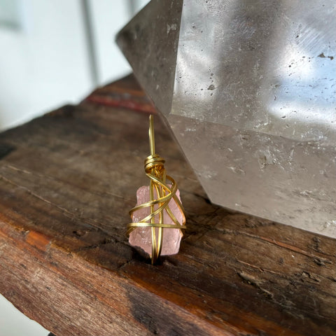 AAA grade Rose Quartz pendant