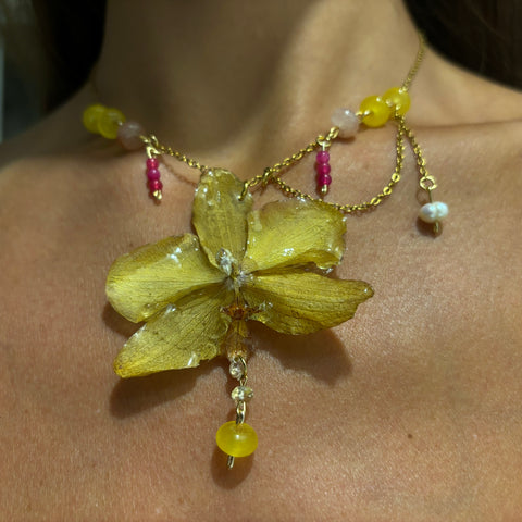 Orchid Necklace