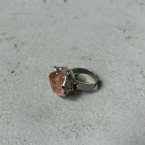 Herkimer Diamond ring (adjustable)