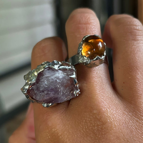 Citrine ring (adjustable)