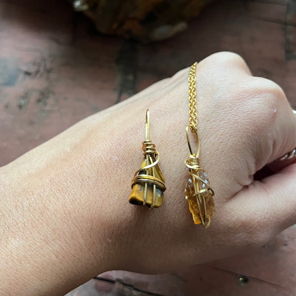 Tiger’s Eye Necklace (tiny)