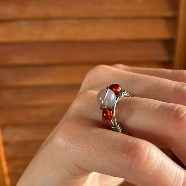 Wire Wrapped Ring (size 6,5)