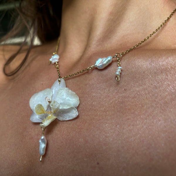 Orchid Necklace
