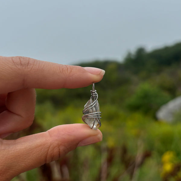Herkimer’s Diamond Necklace (Small Pendant)
