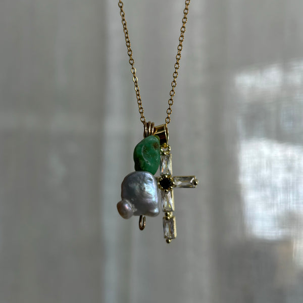 Helena (Two Charms necklace)