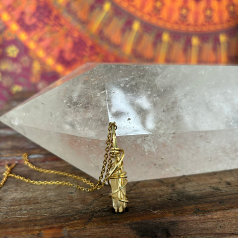 Citrine necklace