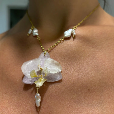 Orchid Necklace
