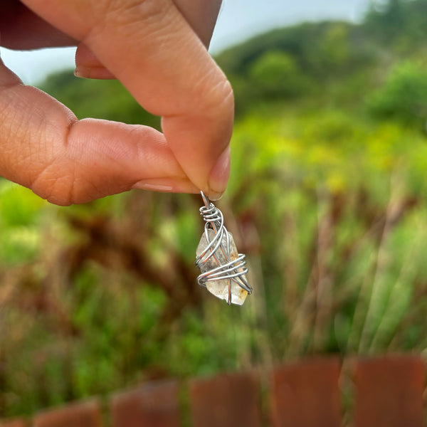 Herkimer’s Diamond Necklace (Small Pendant)