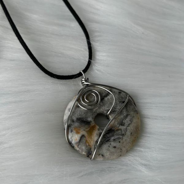 Crazy Lace Agate Necklace