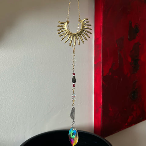 ° ☼︎ ⋆.ೃ࿔*:･ suncatcher/home decor