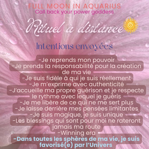 Full Moon in Aquarius (Rituel)