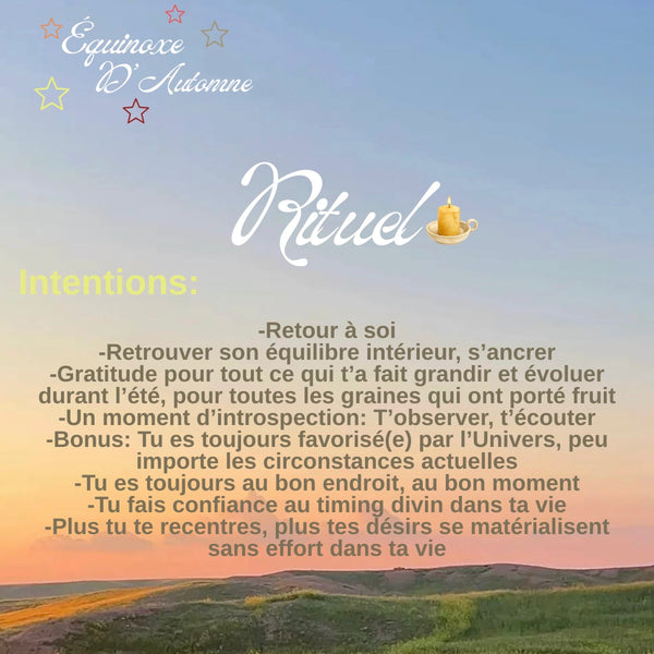 Équinoxe d’Automne Rituel