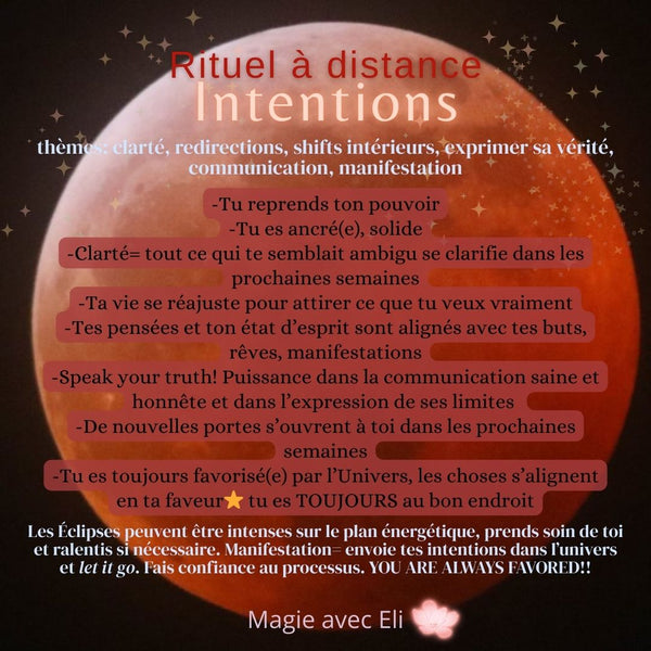 Total Lunar Eclipse in Virgo/Blood Moon🩸🌕⋆Rituel