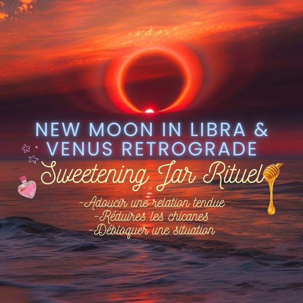 New Moon in Libra Sweetening Jar Rituel 🦢🪷💮🪻🫧💓🍯