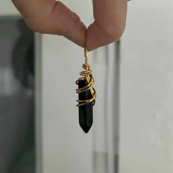 Black Obsidian Pendant