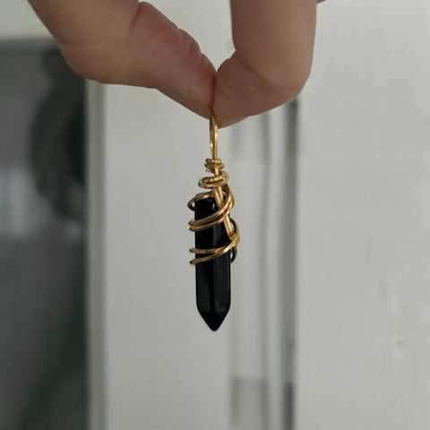 Black Obsidian Pendant