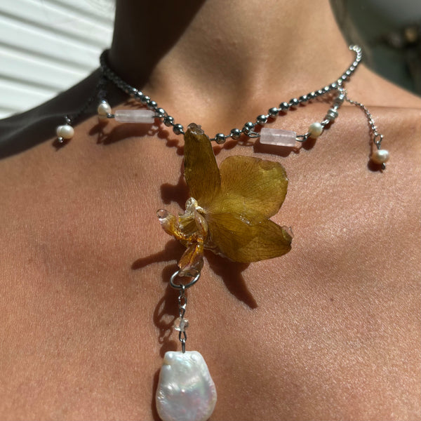 Orchid Necklace