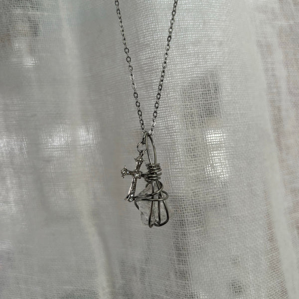 Y2K Cross Necklace