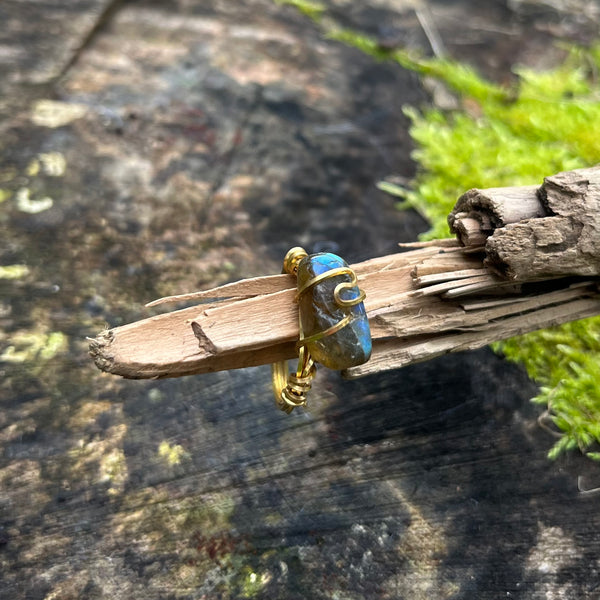 Labradorite Ring (size 7-8)