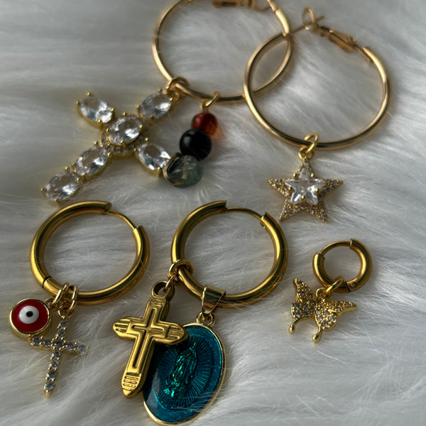 Earrings/Piercings set