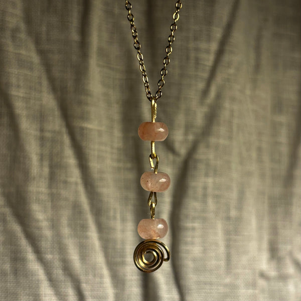 Pink Agate Necklace