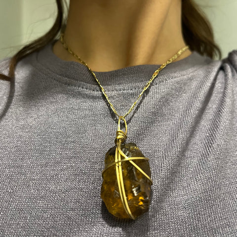 AAA Citrine Necklace