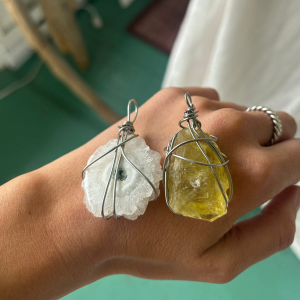 Lemon Quartz Necklace