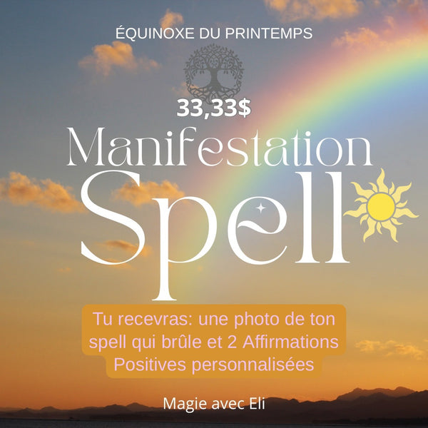 Manifestation Spell Spring Equinox🪷🫧🌱