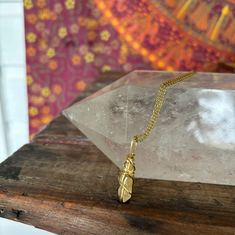 Citrine necklace