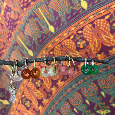 Crystal Hoops (Earrings)