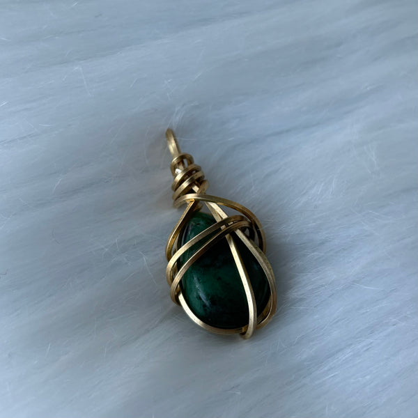 Ruby Zoisite Pendant
