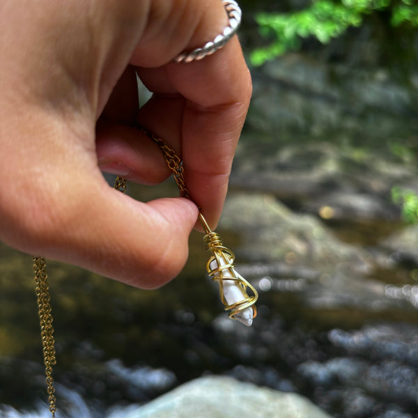 Howlite necklace